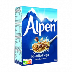 Wea Alpen No Added Sugar 560G