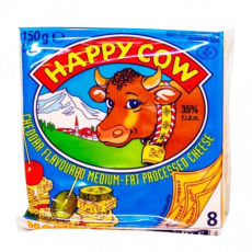 Happy Cow Cheddar Cheese Slices...