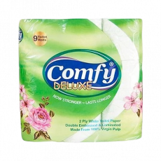 Comfy White Laminated 9 Pack