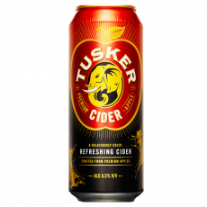 Tusker Cider Beer Can 500Ml