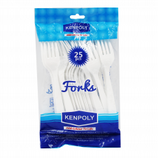 Kenpoly Disposable Forks 25S