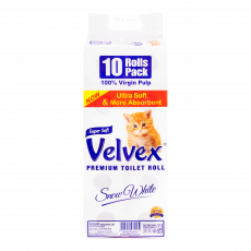 Velvex Tissue White 10Pack...