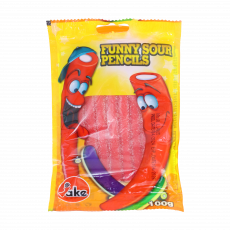 Jake Funny Pencils Sour 100Gm