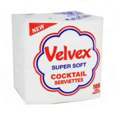 Velvex Cocktail Napkins/Serviettes...