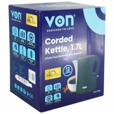 El-Von 1.7L Corded Kettle...