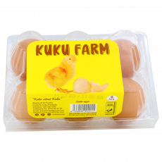 Fd-Kuku Farm Eggs-(6 Per Punnet)