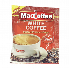 Maccoffee 3In1 Wht Coffee15G Sat