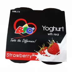 Bio 4Packs Strawberry 90Ml