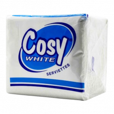 Kim Cosy Serviettes 100Sheet White