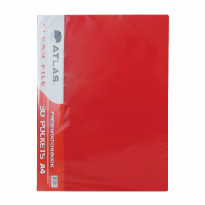 Atlas Clear File A4 40 Pcket Asst...