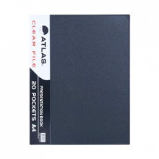 Atlas Clear File A4 20 Pcket Asst...